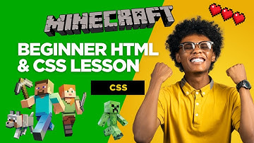 🎮 Beginner HTML & CSS Tutorial | Create a Minecraft-Themed Website 🌐 2/2