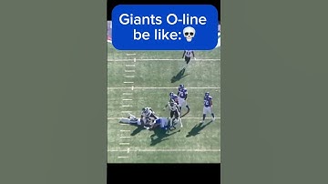 Giants O-line be like:💀#nfl #football #funny #skit #shorts #fyp #viralvideo #viralshorts