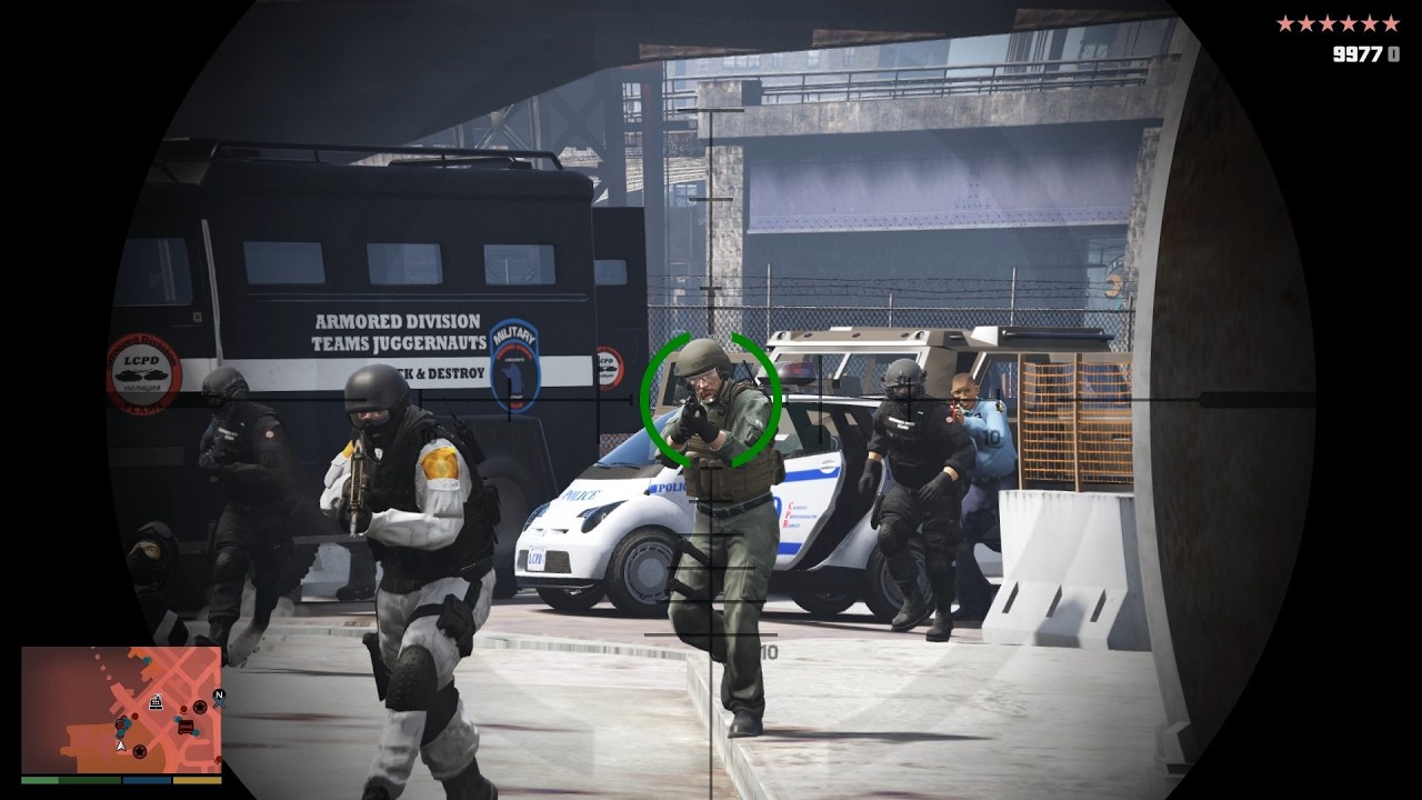 GTA V Liberty City Police Shootout + 10 Star Escape [R.D.E. 4.1.3 LCPD ...