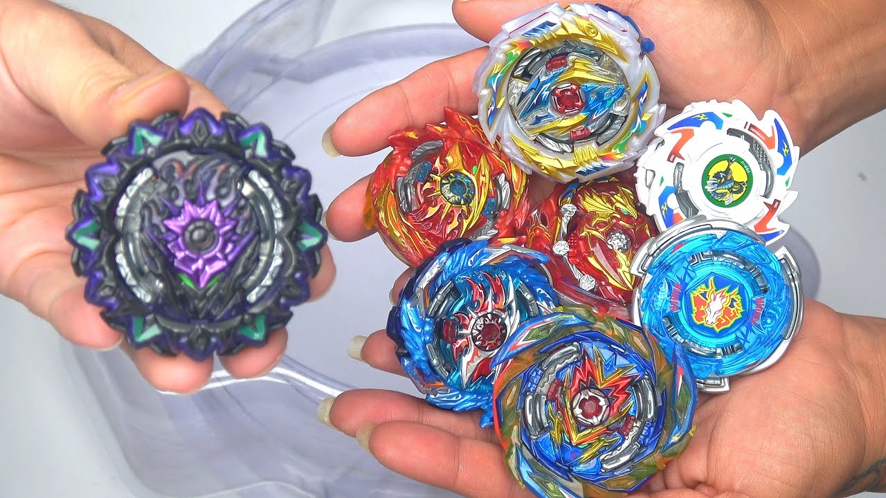 VARIANT LUCIFER vs ALL PROTAGONIST BLADERS | Beyblade Burst Super King ベイブレードバーストスーパーキング