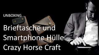 Das taugen Portemonnaie, Smartphone-Hülle und Schlüsselanhänger von Crazy Horse Craft - Unboxing