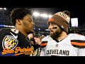 Who would you feel more comfortable paying: Baker Mayfield or Lamar Jackson? | 01/19/21