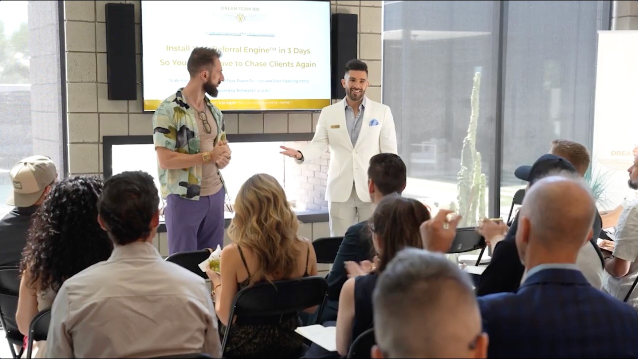 Dream Team 100 Retreat: A Highly-Curated Referral Mastermind for 6 & 7 Figure Coaches