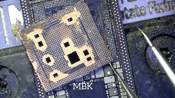 iphone 11 cpu reballing |low booting| A13 cpu simple safe method