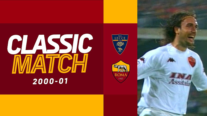 👑 🦁 LA PRIMA DOPPIETTA DI BATISTUTA IN GIALLOROSSO!! | LECCE-ROMA | Classic Match Highlights 2000-01