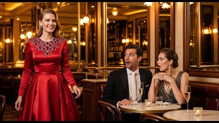 Przyłapała miliardera-męża na flircie w kawiarni — weszła spokojnie i rzuciła: „Witaj, kochanie”.