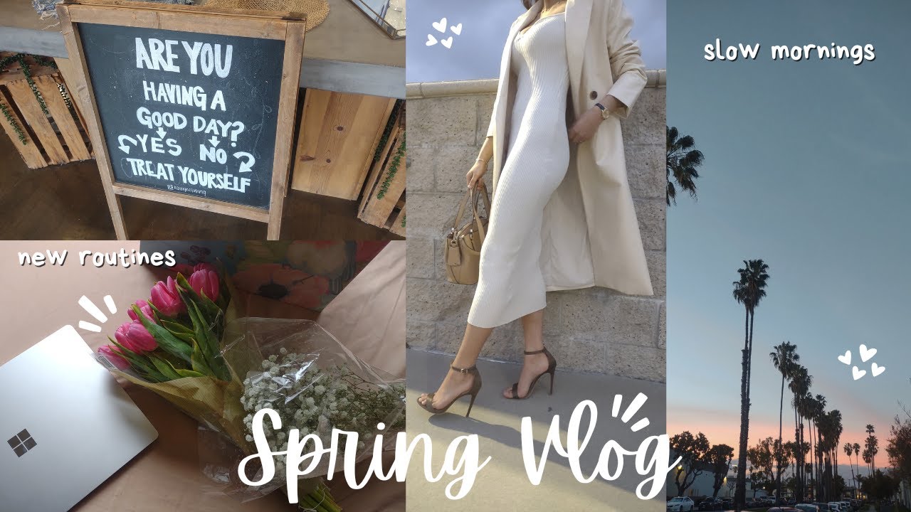 🌞🌼SPRING VLOG | taking a day off to feel alive again - morning routine, shopping, mental health...