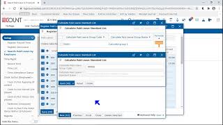 [ECOUNT Practice] Time Mgmt. - Setup - Search Paid Leave by Employee