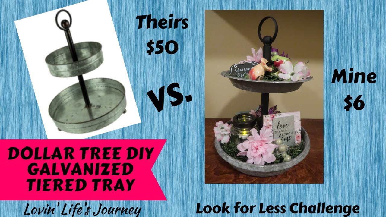 Galvanized Tiered Tray (Friday Finds) 