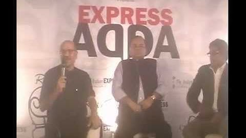 Express Adda with Arun Jaitley - Part 1/4 - The Indian Express
