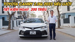 Toyota Camry 2.0Q 2023 | Trắng Ngọc Trai Siêu Lướt tiết kiệm ngay 200Tr tại | Thế Giới Xe Hơi