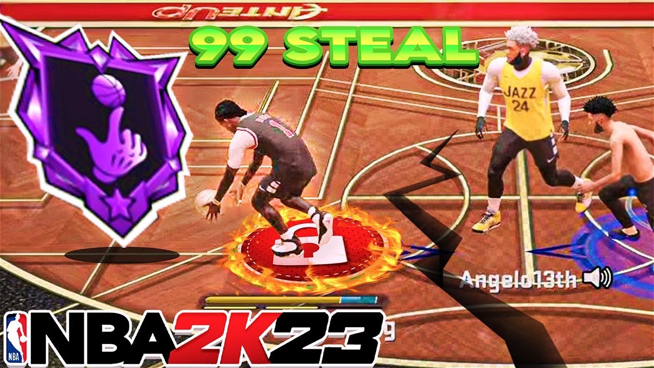 The POWER of a 99 STEAL + HOF GLOVE BADGE in NBA 2K23 😱... YouTube