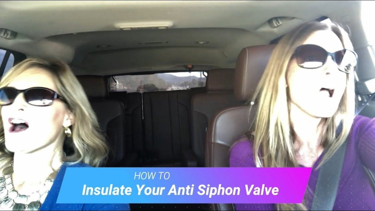 How to protect your antisiphon valve from freezing in the cold winter months YouTube