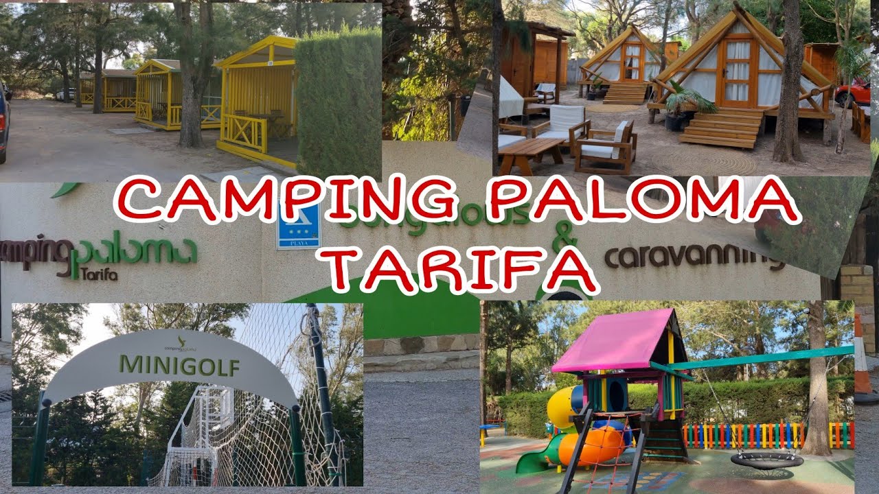 Camping Paloma Tarifa. Bungalows, caravanas, Teacampa, tiendas de campaña, caravanning.