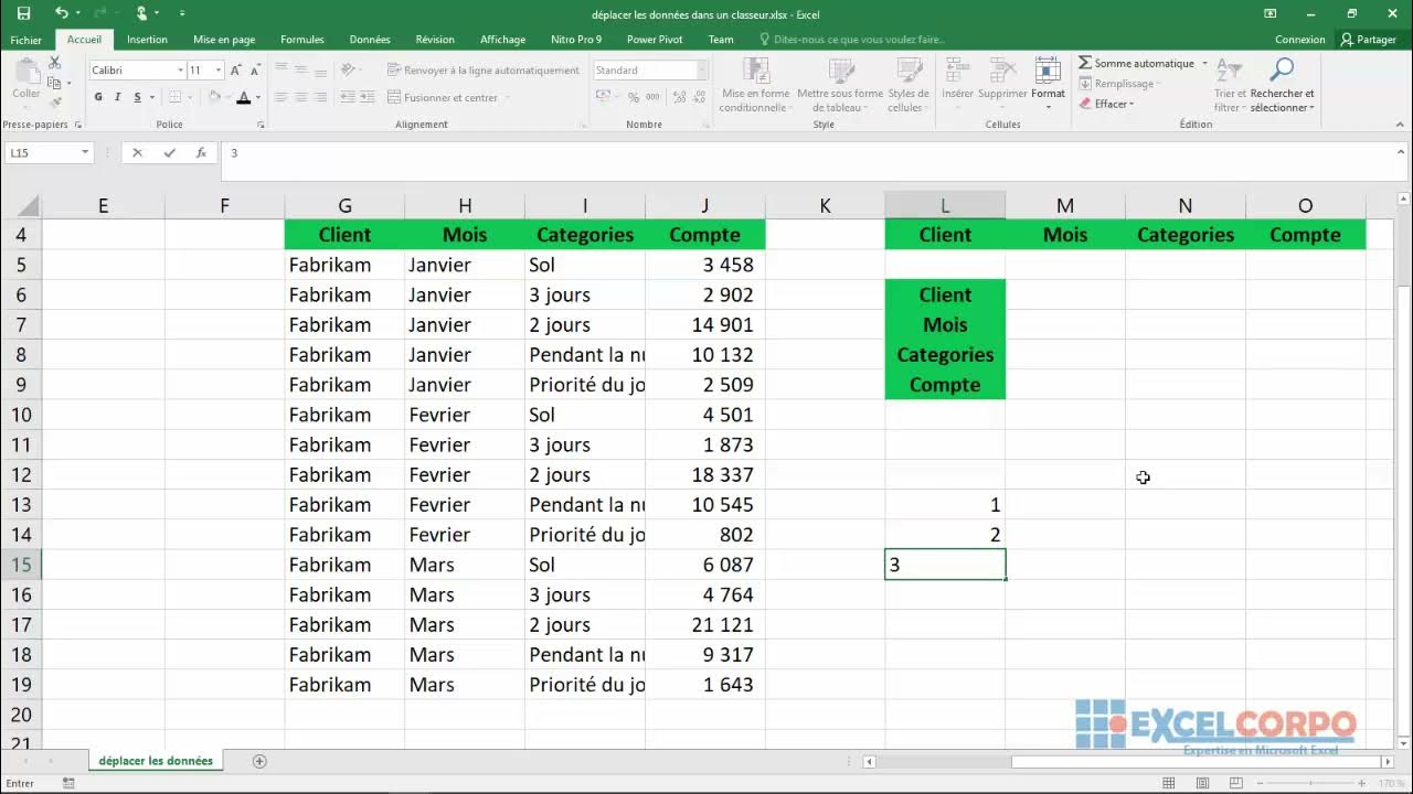 [ FORMATION ]Excel 12 comment copier ,couper et coller les données