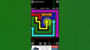 Flow Free 8x8 Level 6