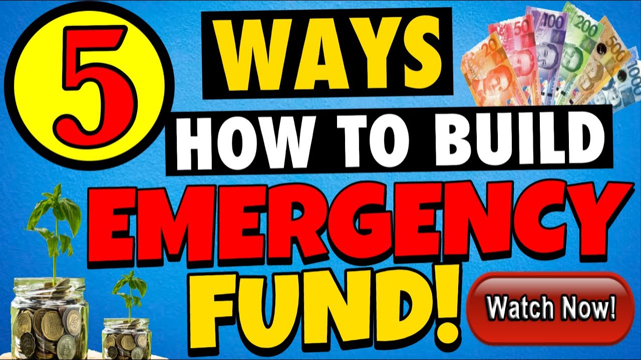 HOW TO BUILD EMERGENCY FUND 2021 - EMERGENCY FUND - OFWpreneurs - YouTube