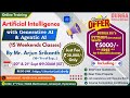 Artificial Intelligence with Generative AI & Agentic AI (15 Weekends) Online Training @ DURGASOFT