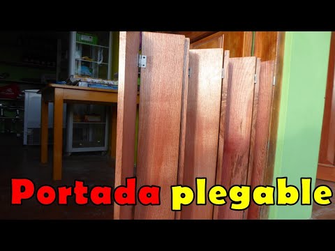 COMO HACER UNA PORTADA PLEGABLE DE MADERA MUY FÁCIL Y LINDA