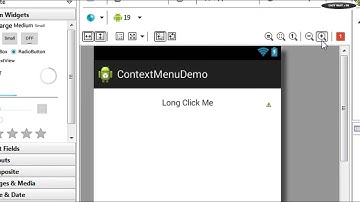 Android tutorial for beginners - 110 - Create Context Menu