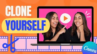 How to CLONE YOURSELF in a Video | Canva PRO Tutorial