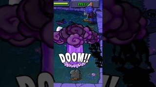 Legendary Doom Shroom 💀🔥 #doomshroom #plantsvszombies #pvz #trending #gaming #funnyshorts