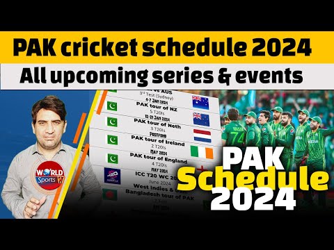 Pakistan’s all next cricket series’ schedule 