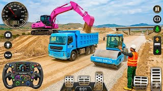 🚧 Mega City Road Builder Simulator 🚜 | Android Gameplay