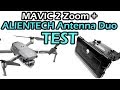 DJI Mavic 2 + ALIENTECH DUO antenna test 大疆御2+DUO双频天线测试