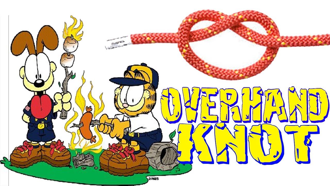 How to tie an Overhand knot - Cub Scout Wolf Call of the Wild