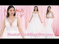 Trying on Rental Wedding Dresses 👰🏻‍♀️