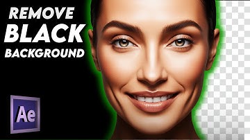 30 sec How to REMOVE your BLACK BACKGROUND in after effects 2024