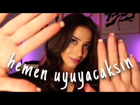 😴 YÜZÜNLE İLGİLENİYORUM 💤  YÜZÜNE MASAJ YAPIYORUM ASMR TÜRKÇE