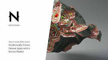 Houdini Tutorial: Procedurally Create Detroit Agate with a Karma Shader