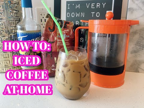 HOW TO: ICED COFFEE AT HOME COLD BREW RECIPE