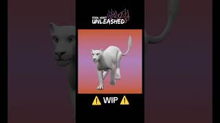 preview of the modern feline model created by xTosca and animated by oliveyeen