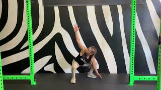 Deep Squat To Rotation To Hamstring Stretch
