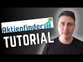 Aktienfinder tutorial ich erklre wie ich den aktienfinder benutze  wichtige aktienkennzahlen 