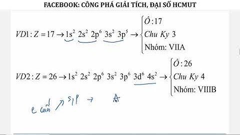 HÓA ĐẠI CƯƠNG   Chương 2   01   XÁC ĐỊNH VỊ TRÍ TRONG BẢNG TUẦN HOÀN