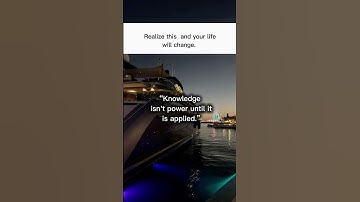 Applied Knowledge is Power #quotes #motivation #motivationalquotes #lifelessons