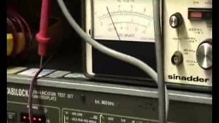 Sinad test for a Yaesu FT-208R VHF Hand Held