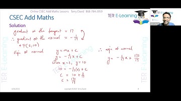 CSEC Add Maths - Differentiation Past Paper (June 2012, June 2013)