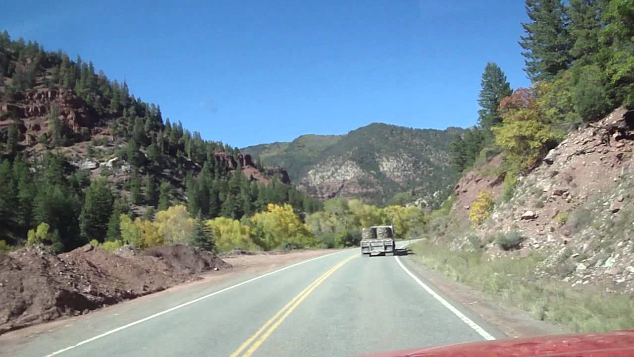 Colorado Route 62 leaving Telluride - YouTube