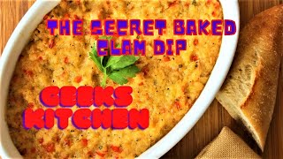 THE SECRET BAKED CLAM DIP RECIPE | HOW TO MAKE | GEEKS KITCHEN THE SECRET BAKED CLAM DIP RECIPE | HOW TO MAKE | GEEKS KITCHEN