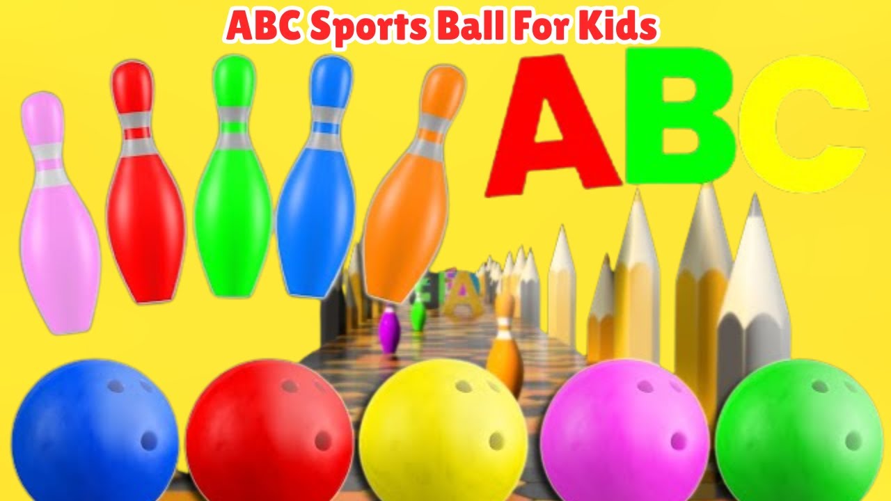 ABC Sport Balls for Kids ⚽🏀 | Learn Alphabet with Balls | ABC Learning ...