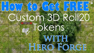 How to get a free 3D custom Roll20 token or Fantasy Grounds miniature in 4 easy steps!