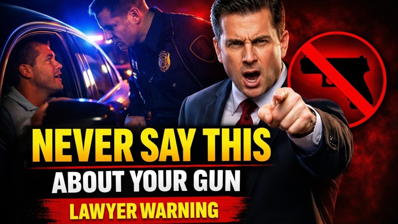 АДВОКАТ: Когда полицейские спрашивают о вашем оружии — НИКОГДА не говорите эти 5 вещей.