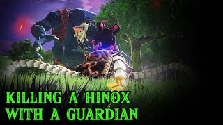 Using a Guardian to Fight and Kill a Hinox - The Legend of Zelda: Breath of the Wild