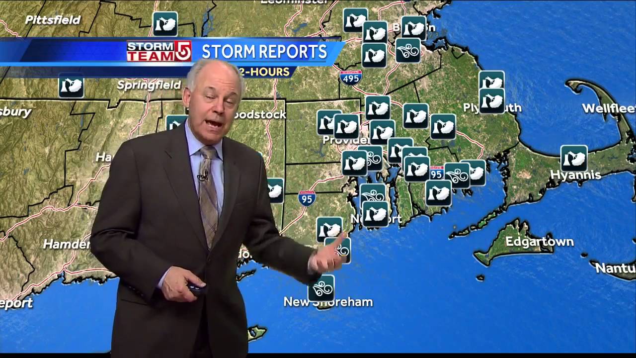 Harvey's Forecast: Heavy rain ending, low temperatures overnight - YouTube