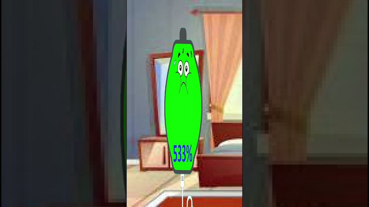 Low Battery Overcharging 0 To 1200 Percent - Battery Charging Animation